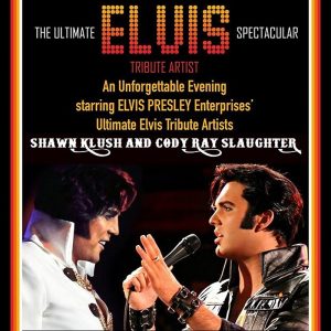 one old Elvis impersonator facing a young Elvis impersonator: The Ultimate Elvis Spectacular.