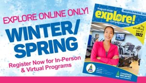 Explore Online Only Winter/Spring Champaign Park District program guide. Register now for in-person & virtual programs.