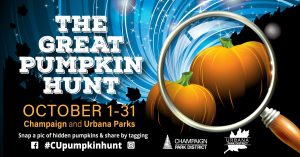 The Great Pumpkin Hunt on October 1-31.