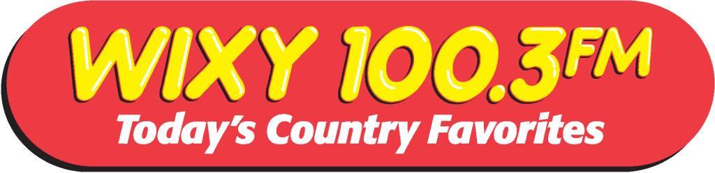 WIXY 100.3 FM. Today's Country Favorites.