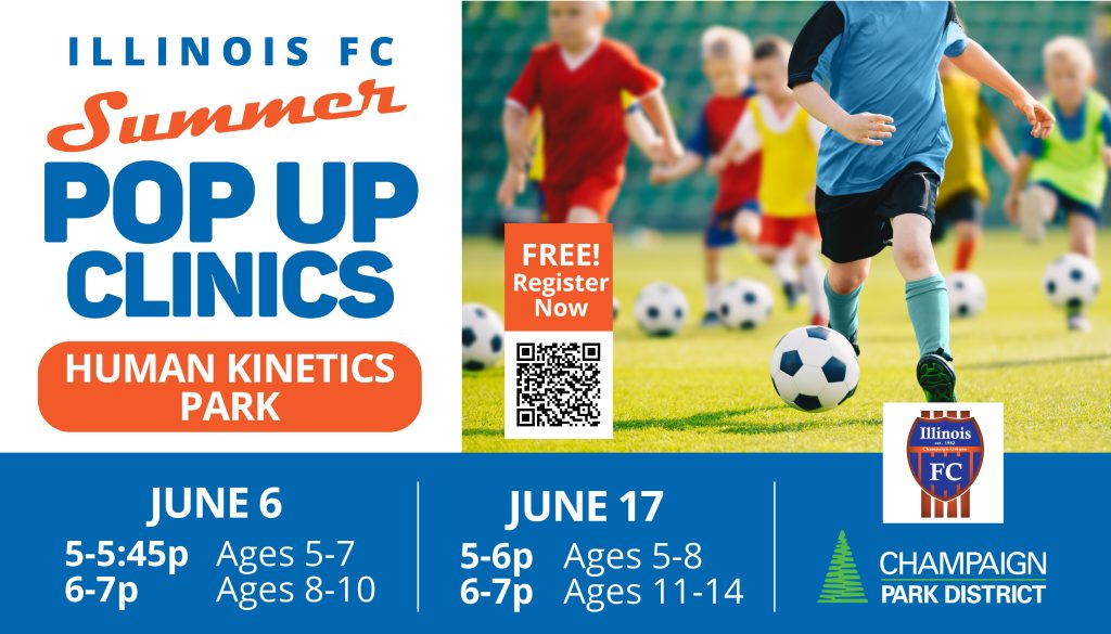 Illinois FC Summer Pop Up Clinics. Human Kinetics Park.